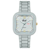 Women's Alloy Strap Square Dial Fashion Luxury Student Calendar Week Watch
