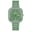 Women's Alloy Strap Square Dial Fashion Luxury Student Calendar Week Watch