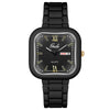 Women's Alloy Strap Square Dial Fashion Luxury Student Calendar Week Watch