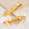 Women's Alloy Twist Bow Spring Clip Hair Accessories With Electroplating