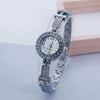 Women's Alloy Watch Round Dial Creative Letters Diamondencrusted Leisure Style
