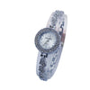 Women's Alloy Watch Round Dial Creative Letters Diamondencrusted Leisure Style