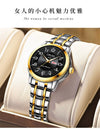 Women's Alloy Waterproof Quartz Watch Business Style Round Dial