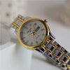 Women's Alloy Waterproof Quartz Watch Business Style Round Dial