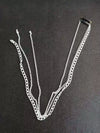 Women's Aluminum Hair Chain Silverplated Tassel Bb Clip Hair Accessories