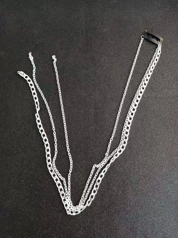 Women's Aluminum Hair Chain Silverplated Tassel Bb Clip Hair Accessories