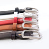 Women’s Artificial Leather Belt With Rectangle Alloy Pin Buckle Solid Color Simple Fashion All Match Decorative Jeans Belt