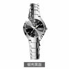 Women's Automatic Movement Watch Alloy Case And Strap Mineral Strengthened Glass Mirror Business Style Luminous Waterproof