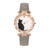 Women's Belt Watch Alloy Case Imitation Leather Strap Stainless Steel Clasp Round Dial Leisure Style