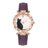 Women's Belt Watch Alloy Case Imitation Leather Strap Stainless Steel Clasp Round Dial Leisure Style