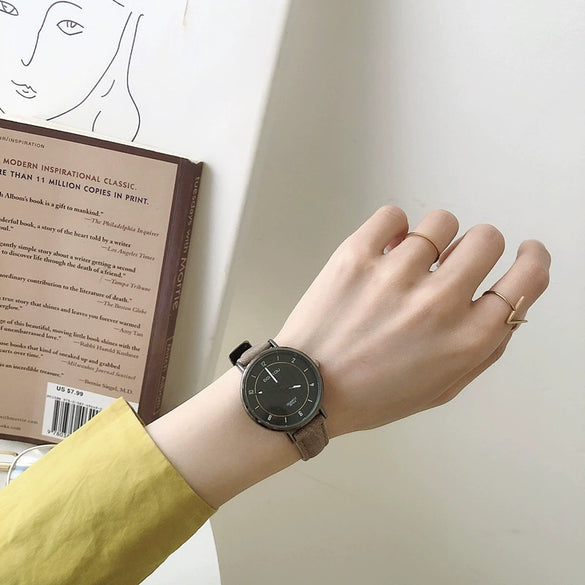 Women's Belt Watch Alloy Case Leisure Style Retro Artistic