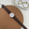 Women's Belt Watch Alloy Case Ordinary Glass Mirror Retro Round Dial Leisure Style