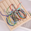 Women's Bohemian Multilayered Rice Bead Braided Fruit Pattern Bracelet