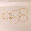 Women's Bohemian Style Colorful Flower Anklet Jewelry Stainless Steel And Resin