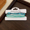 Women's Bohemian Style Handmade Multi Layer Rice Beads Geometric Bracelet Jewelry