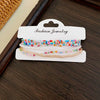 Women's Bohemian Style Handmade Multi Layer Rice Beads Geometric Bracelet Jewelry
