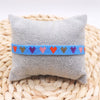 Women's Bohemian Style Heart Glass And Glaze Beads Purely Handmade Bracelet