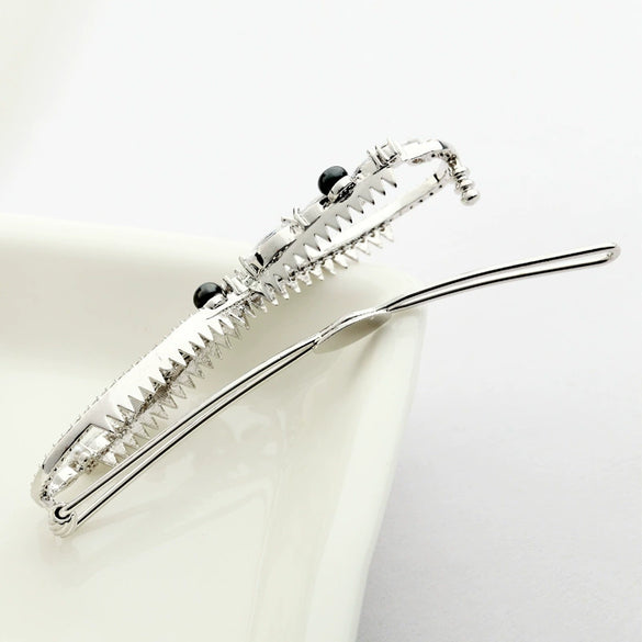 Women's Bow Hairpin Set With Zircon And Freshwater Pearl Accents Copper Hair Accessories