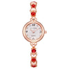 Women's Bracelet Watch Alloy Peach Heart Shape