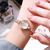 Women's Bracelet Watch Alloy Peach Heart Shape