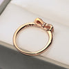 Women's Brass And White Steel Bow Ring With Full Cubic Zirconia Micro Inlay Romantic Cute Party Jewelry