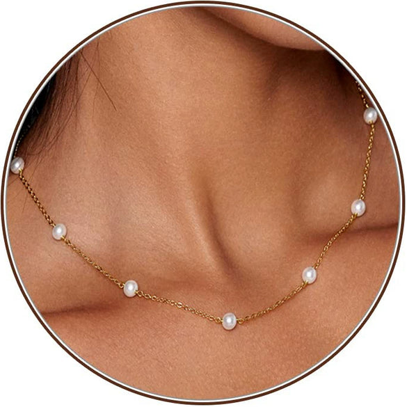 Women's Brass Cross Pendant Necklace With Regular Chain Trendy Clavicle Chain Electroplated Personality Style Jewelry