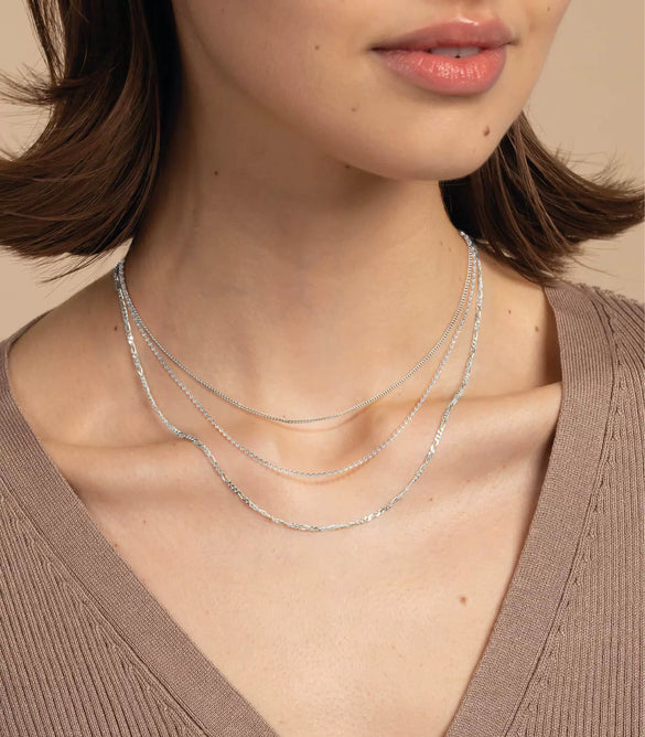 Women's Brass Snake Shaped Multi Layer Necklace With Geometric Pendant Electroplated Fashion Jewelry Gift