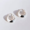 Women's Brass Ushaped Geometric Earrings With Electroplated And Polished Finish