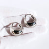 Women's Brass Ushaped Geometric Earrings With Electroplated And Polished Finish