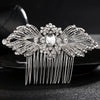 Women's Bridal Hair Comb Alloy Rhinestone Handmade Wedding Hair Accessory European And Korean Style
