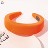 Women's Candy Color Plaid Twist Padded Headband Handwoven Cloth Fashion Hair Accessory