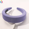 Women's Candy Color Plaid Twist Padded Headband Handwoven Cloth Fashion Hair Accessory