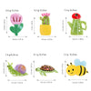Women's Cartoon Animal Handmade Duckbill Hair Clip With Cactus Turtle Bee Design