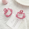 Women's Cartoon Animal Style Metal Handmade Hollow Grab Clip Hair Accessories