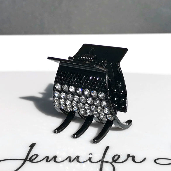 Women's Cartoon Rhinestone Hair Claw Clip Diamondaccented Alloy Grip Hair Accessory For Ponytails And Updos