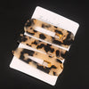 Women's Carved Acetate Hair Clip Geometric Side Barrette Sweet Cool Hair Accessory