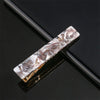 Women's Carved Acetate Hair Clip Geometric Side Barrette Sweet Cool Hair Accessory