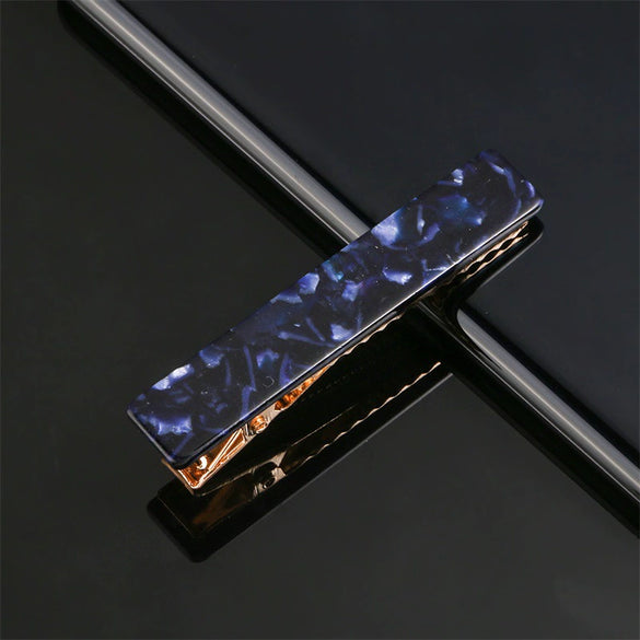 Women's Carved Acetate Hair Clip Geometric Side Barrette Sweet Cool Hair Accessory