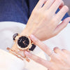 Women's Casual Alloy And Titanium Metal Watch With Round Dial And Tomato Theme