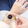 Women's Casual Alloy And Titanium Metal Watch With Round Dial And Tomato Theme