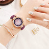 Women's Casual Alloy And Titanium Metal Watch With Round Dial And Tomato Theme