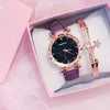 Women's Casual Alloy And Titanium Metal Watch With Round Dial And Tomato Theme