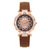 Women's Casual Alloy And Titanium Metal Watch With Round Dial And Tomato Theme