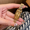 Women's Casual Alloy Band Rectangular Quartz Watch