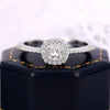 Women's Casual Classic Copper Ring Inlaid With Zircon In Minimalist Geometric Style
