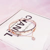 Women's Casual Fashion Alloy Imitation Leather Strap Round Dial Quartz Watch