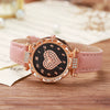 Women's Casual Fashion Electronic Watch Plastic Case Pu Strap Round Dial