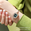 Women's Casual Fashion Square Alloy Watch With Diamondencrusted