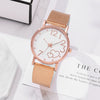 Women's Casual Fashion Watch Alloy Case Silicone Strap Love Shaped Design