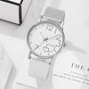 Women's Casual Fashion Watch Alloy Case Silicone Strap Love Shaped Design